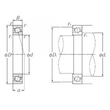 70 mm x 100 mm x 16 mm  NTN 5S-HSB914C Rolamentos de esferas de contacto angular