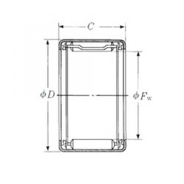 NSK FJLTT-2021 Rolamentos de agulha