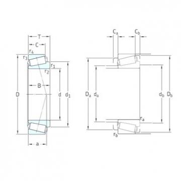 100 mm x 150 mm x 39 mm  SKF 33020/Q Rolamentos de rolos gravados