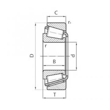 27,5 mm x 57,15 mm x 20,165 mm  SKF 1982F/2/QCL7C/1924A/2/QCL7CVQ081 Rolamentos de rolos gravados