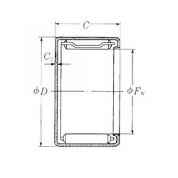 NSK MFJL-2220L Rolamentos de agulha