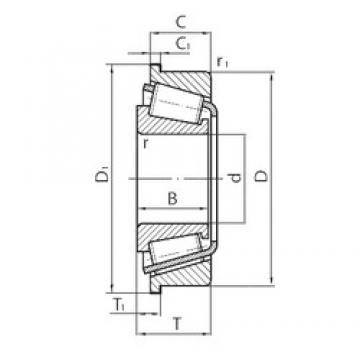 27 mm x 62 mm x 22,5 mm  SKF BT1-0056/Q Rolamentos de rolos gravados