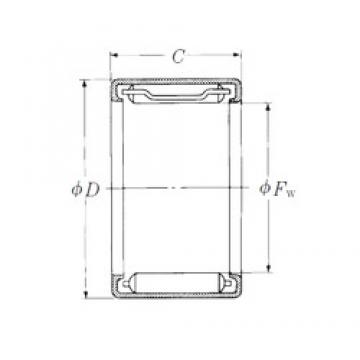 NSK FJL-1015 Rolamentos de agulha