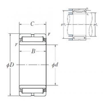 20 mm x 37 mm x 30 mm  NSK NA6904 Rolamentos de agulha