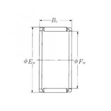 NSK FWF-586526Z Rolamentos de agulha