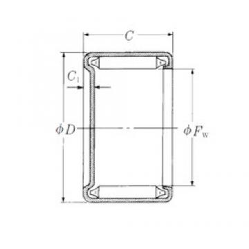 NSK M-6101 Rolamentos de agulha