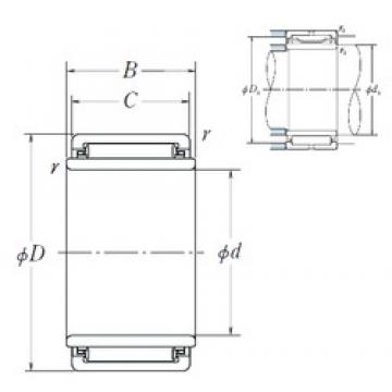 22 mm x 35 mm x 20,2 mm  NSK LM2820 Rolamentos de agulha