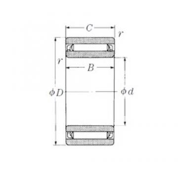 17 mm x 30 mm x 13 mm  NSK NAF173013 Rolamentos de agulha