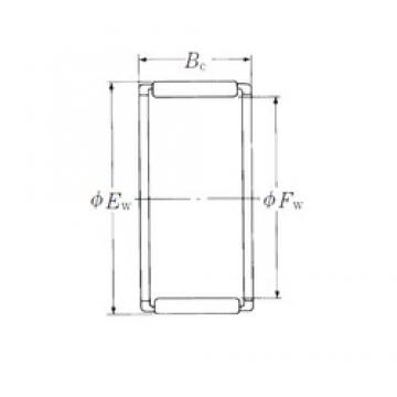 NSK WJ-101414 Rolamentos de agulha