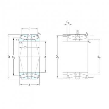 SKF 30226T97.5J2/DB Rolamentos de rolos gravados