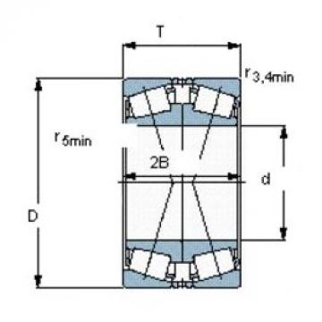 SKF 31305 J2/QDF Rolamentos de rolos gravados