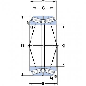 SKF BT2B 328339/HA4 Rolamentos de rolos gravados