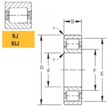 152,4 mm x 266,7 mm x 39,69 mm  Timken 60RIJ248 Rolamentos cilíndricos