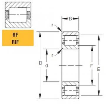 114,3 mm x 203,2 mm x 33,34 mm  Timken 45RIF196 Rolamentos cilíndricos