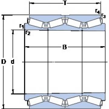 287.5 mm x 440 mm x 330.3 mm  SKF BT4B 332997 B/HA1 Rolamentos de rolos gravados